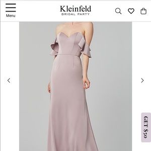 Kleinfeld bridesmaid dress